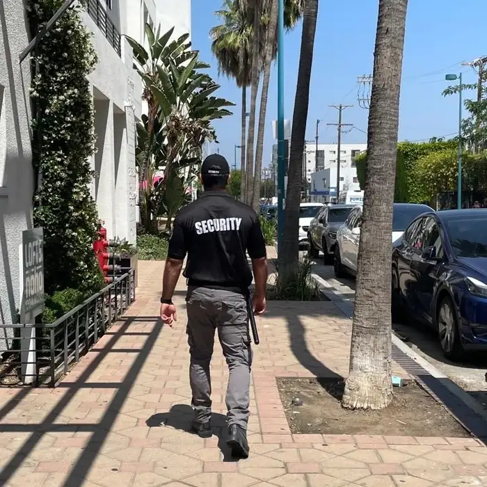 Trusted Guard security professional on patrol